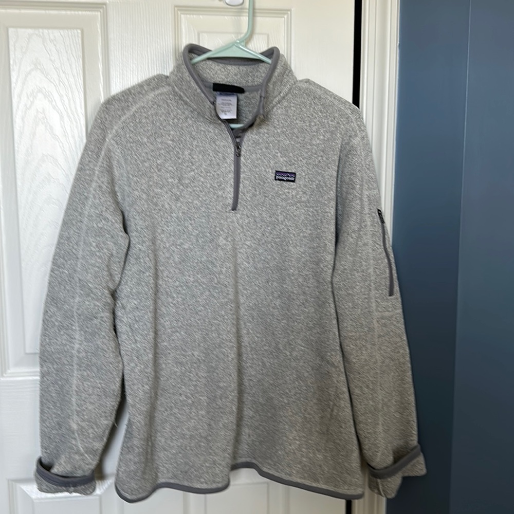 Ladies XL Patagonia Quarter Zip Sweater pullover